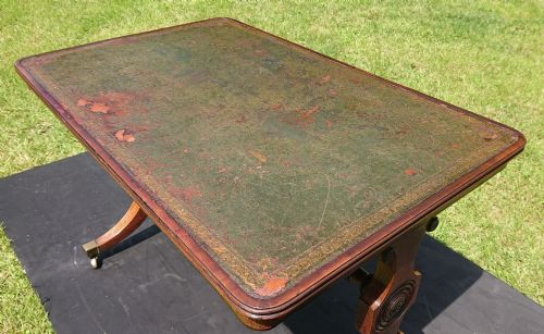 REGENCY LIBRARY TABLE - ADDITIONAL PHOTO 12