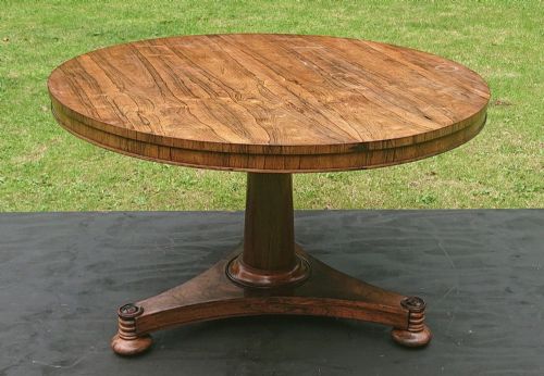 19TH CENTURY ANTIQUE CENTRE TABLE BY JAMES WINTER OF WARDOUR STREET IN LONDON - ADDITIONAL PHOTO 1