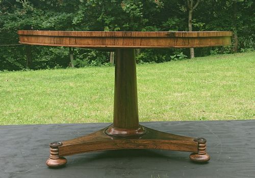 19TH CENTURY ANTIQUE CENTRE TABLE BY JAMES WINTER OF WARDOUR STREET IN LONDON - ADDITIONAL PHOTO 3