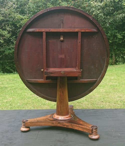 19TH CENTURY ANTIQUE CENTRE TABLE BY JAMES WINTER OF WARDOUR STREET IN LONDON - ADDITIONAL PHOTO 10