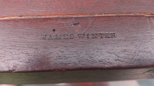 19TH CENTURY ANTIQUE CENTRE TABLE BY JAMES WINTER OF WARDOUR STREET IN LONDON - ADDITIONAL PHOTO 12