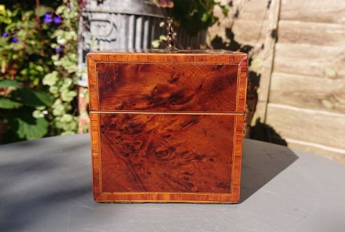 BURR YEW TEA CADDY - ADDITIONAL PHOTO 7