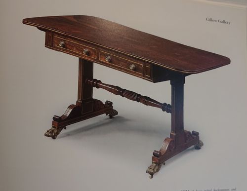 EARLY 19TH CENTURY REGENCY GAMES TABLE WITH REMOVABLE CHESS AND BACKGAMMON BOARDS ATTRIBUTED TO GILLOWS - ADDITIONAL PHOTO 12