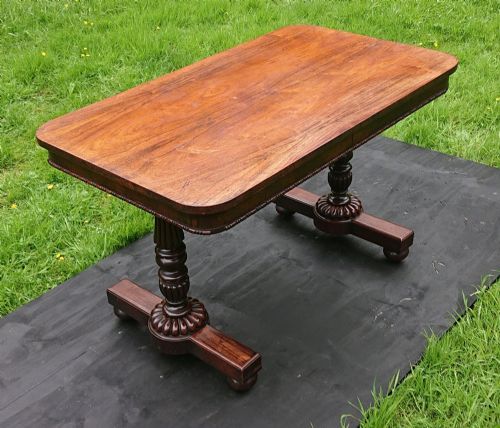 EARLY 19TH CENTURY ANTIQUE LIBRARY WRITING TABLE BY GILLOWS OF LANCASTER AND LONDON - ADDITIONAL PHOTO 7