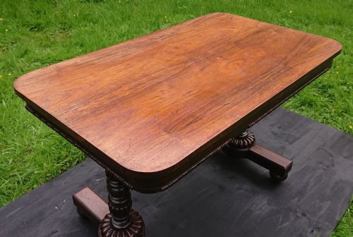 EARLY 19TH CENTURY ANTIQUE LIBRARY WRITING TABLE BY GILLOWS OF LANCASTER AND LONDON - ADDITIONAL PHOTO 8