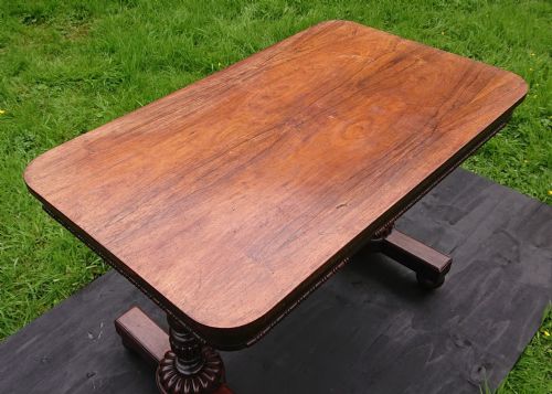 EARLY 19TH CENTURY ANTIQUE LIBRARY WRITING TABLE BY GILLOWS OF LANCASTER AND LONDON - ADDITIONAL PHOTO 9
