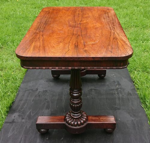 EARLY 19TH CENTURY ANTIQUE LIBRARY WRITING TABLE BY GILLOWS OF LANCASTER AND LONDON - ADDITIONAL PHOTO 10