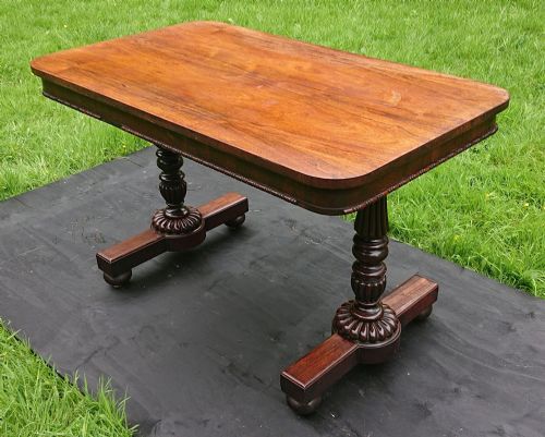EARLY 19TH CENTURY ANTIQUE LIBRARY WRITING TABLE BY GILLOWS OF LANCASTER AND LONDON - ADDITIONAL PHOTO 12
