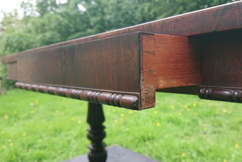 EARLY 19TH CENTURY ANTIQUE LIBRARY WRITING TABLE BY GILLOWS OF LANCASTER AND LONDON - ADDITIONAL PHOTO 15