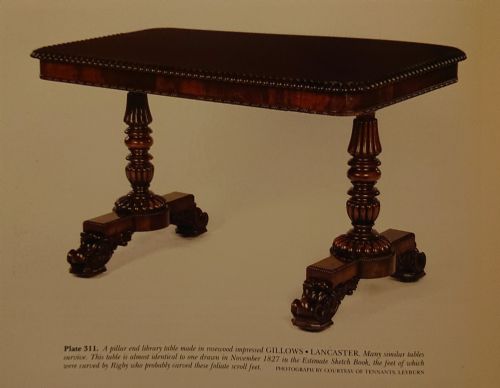 EARLY 19TH CENTURY ANTIQUE LIBRARY WRITING TABLE BY GILLOWS OF LANCASTER AND LONDON - ADDITIONAL PHOTO 16