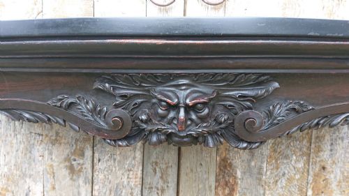 LARGE SCALE COUNTRY HOUSE CONSOLE TABLE WITH CLIFTON FAMILY COAT OF ARMS FOR LYTHAM HALL - ADDITIONAL PHOTO 9