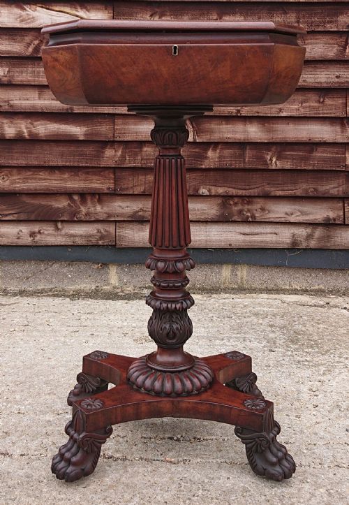 19TH CENTURY TEAPOY ATTRIBUTED TO GILLOWS - ADDITIONAL PHOTO 2
