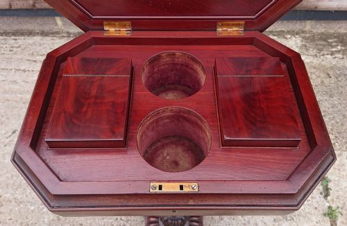 19TH CENTURY TEAPOY ATTRIBUTED TO GILLOWS - ADDITIONAL PHOTO 8