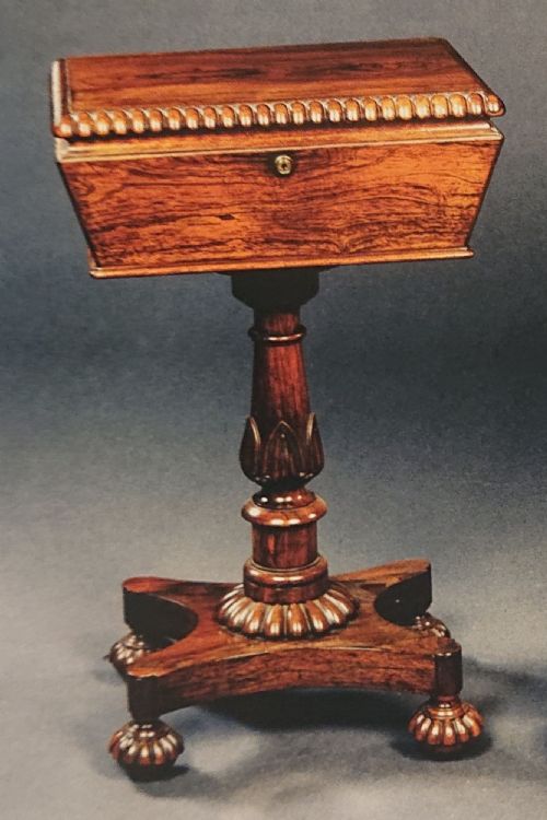 19TH CENTURY TEAPOY ATTRIBUTED TO GILLOWS - ADDITIONAL PHOTO 9