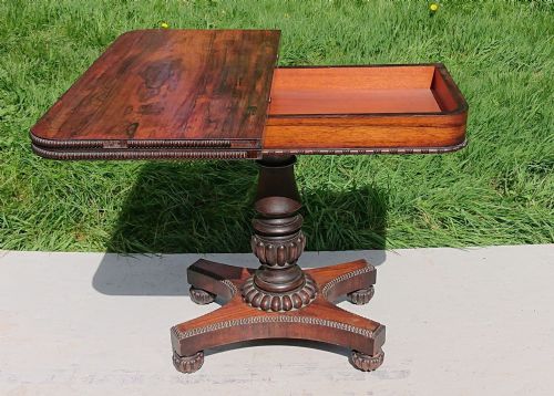 EARLY 19TH CENTURY CARD TABLE ATTRIBUTED TO GILLOWS OF LANCASTER AND LONDON - ADDITIONAL PHOTO 7