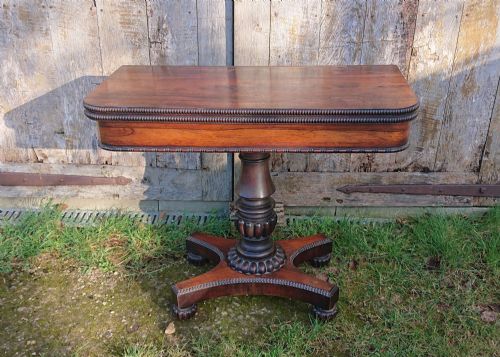 EARLY 19TH CENTURY CARD TABLE ATTRIBUTED TO GILLOWS OF LANCASTER AND LONDON - ADDITIONAL PHOTO 10