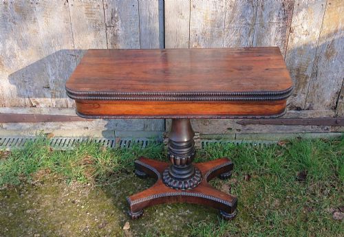 EARLY 19TH CENTURY CARD TABLE ATTRIBUTED TO GILLOWS OF LANCASTER AND LONDON - ADDITIONAL PHOTO 11