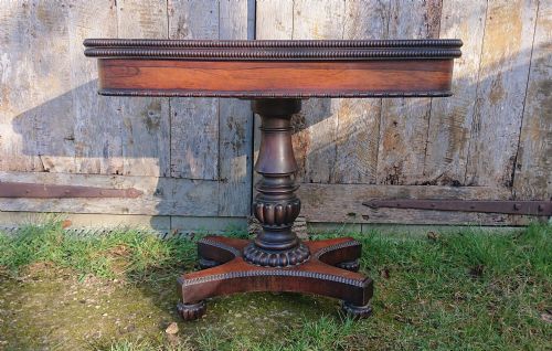 EARLY 19TH CENTURY CARD TABLE ATTRIBUTED TO GILLOWS OF LANCASTER AND LONDON - ADDITIONAL PHOTO 12