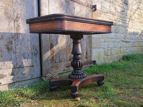 EARLY 19TH CENTURY CARD TABLE ATTRIBUTED TO GILLOWS OF LANCASTER AND LONDON - ADDITIONAL PHOTO 13