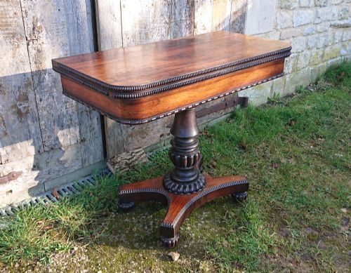 EARLY 19TH CENTURY CARD TABLE ATTRIBUTED TO GILLOWS OF LANCASTER AND LONDON - ADDITIONAL PHOTO 14