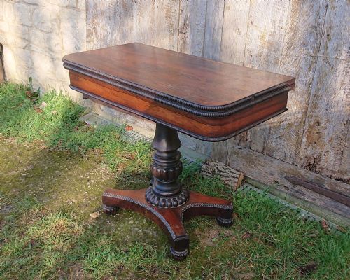 EARLY 19TH CENTURY CARD TABLE ATTRIBUTED TO GILLOWS OF LANCASTER AND LONDON - ADDITIONAL PHOTO 15