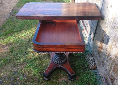 EARLY 19TH CENTURY CARD TABLE ATTRIBUTED TO GILLOWS OF LANCASTER AND LONDON - ADDITIONAL PHOTO 16