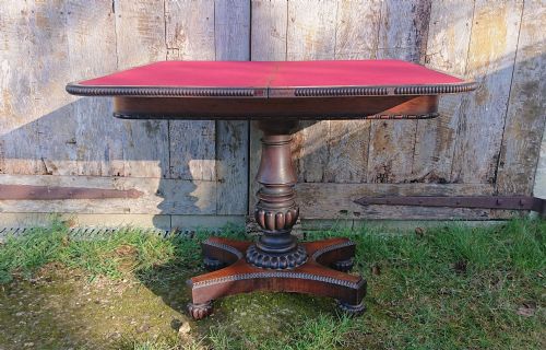 EARLY 19TH CENTURY CARD TABLE ATTRIBUTED TO GILLOWS OF LANCASTER AND LONDON - ADDITIONAL PHOTO 18
