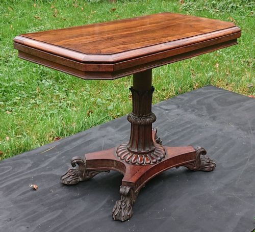 VERY FINE QUALITY EARLY NINETEENTH CENTURY CARD TABLE - ADDITIONAL PHOTO 1
