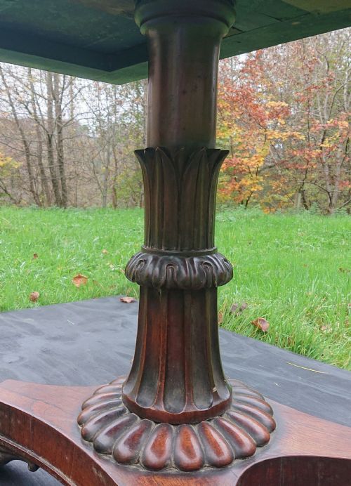 VERY FINE QUALITY EARLY NINETEENTH CENTURY CARD TABLE - ADDITIONAL PHOTO 7