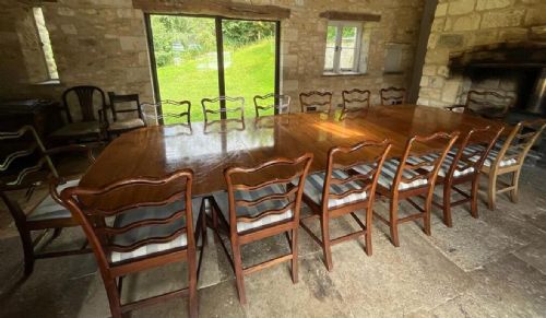 THREE PEDESTAL DINING TABLE - ADDITIONAL PHOTO 17