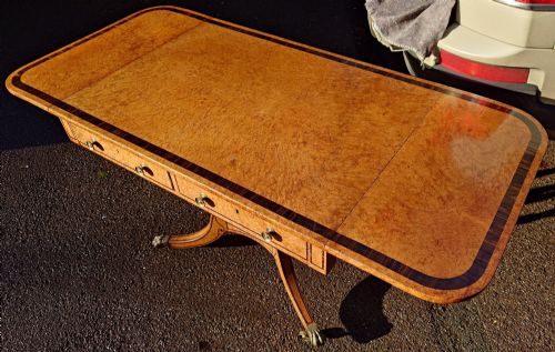 NINETENTH CENTURY ANTIQUE SOFA TABLE - ADDITIONAL PHOTO 1