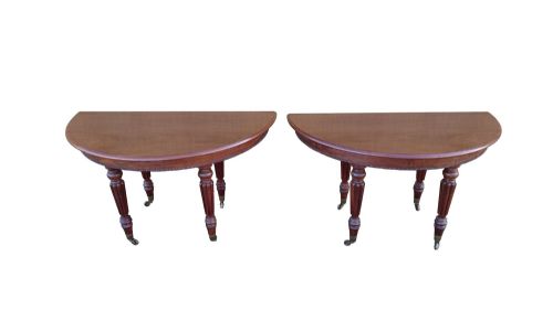 EARLY 19TH CENTURY EXTENDING MAHOGANY ANTIQUE DINING TABLE MADE BY AND STAMPED GILLOWS LANCASTER - ADDITIONAL PHOTO 4