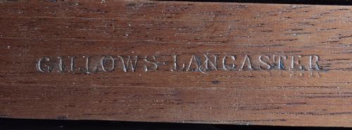 EARLY 19TH CENTURY EXTENDING MAHOGANY ANTIQUE DINING TABLE MADE BY AND STAMPED GILLOWS LANCASTER - ADDITIONAL PHOTO 9
