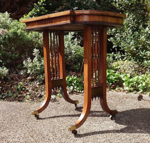 EARLY NINETEENTH CENTURY END TABLE WINE TABLE LAMP TABLE - ADDITIONAL PHOTO 1
