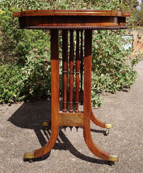 EARLY NINETEENTH CENTURY END TABLE WINE TABLE LAMP TABLE - ADDITIONAL PHOTO 2