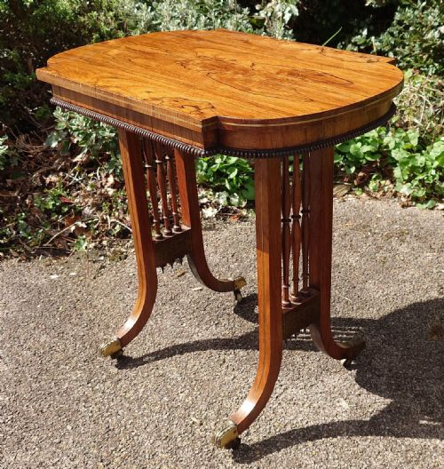 EARLY NINETEENTH CENTURY END TABLE WINE TABLE LAMP TABLE - ADDITIONAL PHOTO 8
