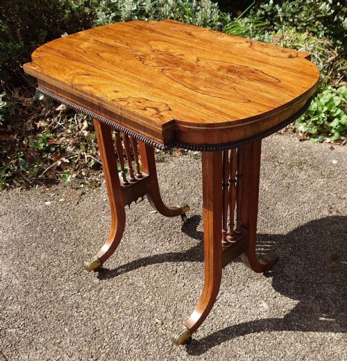 EARLY NINETEENTH CENTURY END TABLE WINE TABLE LAMP TABLE - ADDITIONAL PHOTO 9