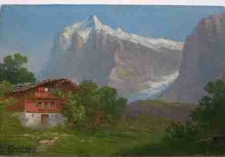 HUBERT SATTLER GRINDELVALD WETTERHORN MOUNTAINS