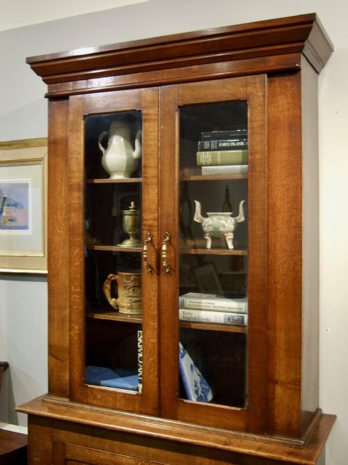 19THC ENGLISH OAK BOOKCASE - ADDITIONAL PHOTO 8