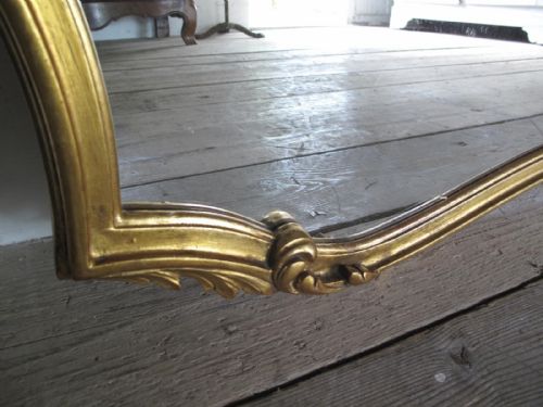 FRENCH GILDED OVERMANTEL MIRROR - ADDITIONAL PHOTO 4
