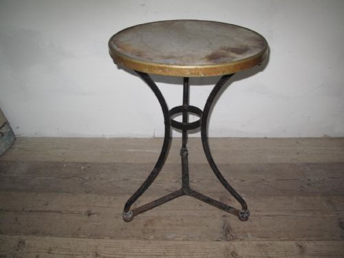 french bistro table late 19thc - CATEGORY: ANTIQUE TABLES - DATED 19TH CENTURY