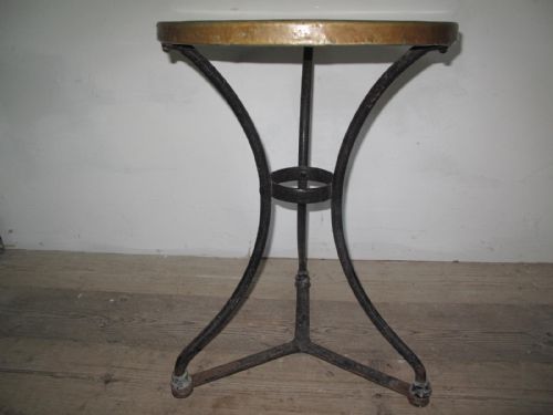 FRENCH BISTRO TABLE LATE 19THC - ADDITIONAL PHOTO 1