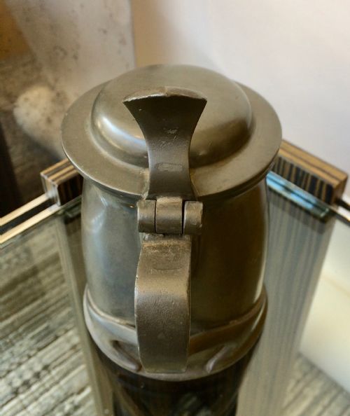 PEWTER TANKARD BY ARCHIBALD KNOX BY TUDORIC FOR LIBERTY'S - ADDITIONAL PHOTO 1