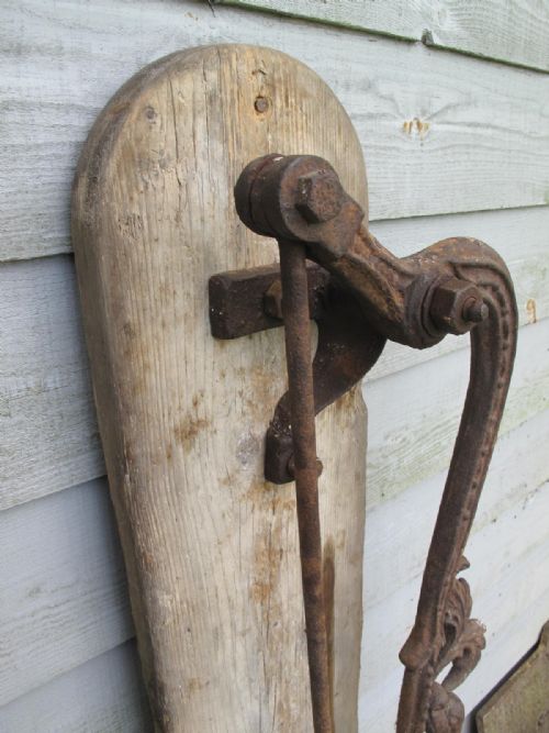 FRENCH HAND WATER PUMP WITH DOLPHIN C1860 - ADDITIONAL PHOTO 1