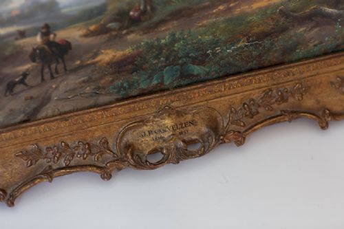 JOHANNES PETRUS VAN VELZEN LANDSCAPE 19TH C - ADDITIONAL PHOTO 2
