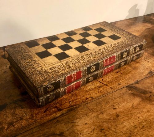 GAMES BOARDS FAUX BOOKS LATE 19THC - ADDITIONAL PHOTO 2
