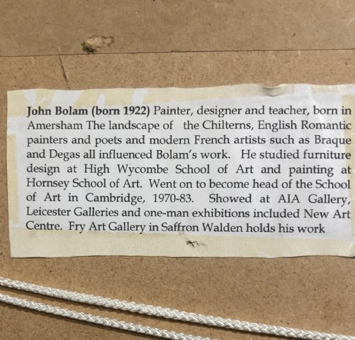 PAINTING BIRTH JOHN BOLAM MIXED MEDIA WATER COLOUR PEN INK - ADDITIONAL PHOTO 4