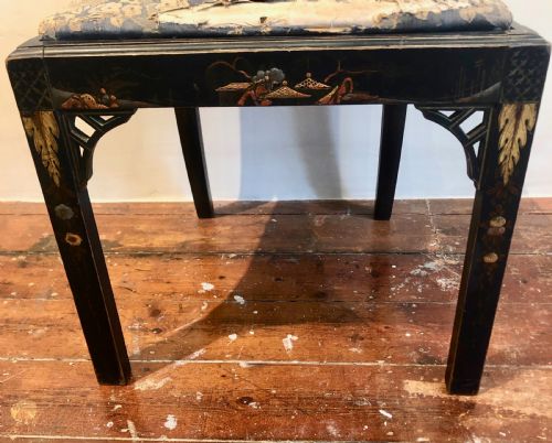 PAIR OF HIGH REGENCY LAQUER CHAIRS IN THE CHINESE STYLE - ADDITIONAL PHOTO 7