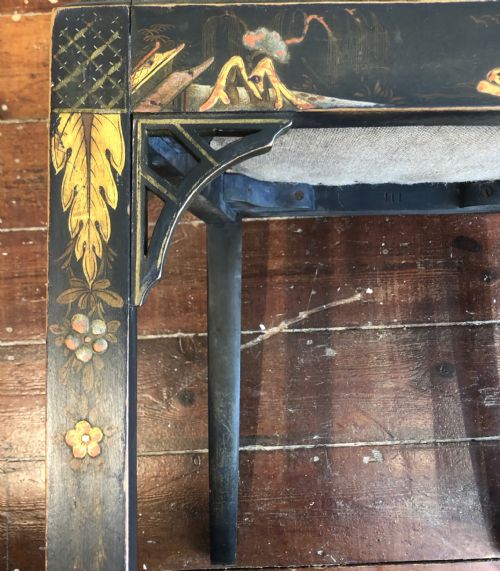 PAIR OF HIGH REGENCY LAQUER CHAIRS IN THE CHINESE STYLE - ADDITIONAL PHOTO 15