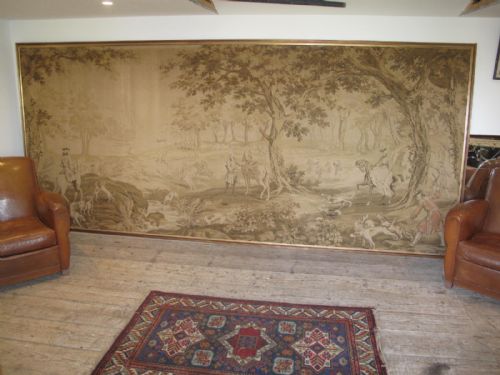 french tapestry circa 1920 - CATEGORY: ANTIQUE MISCELLANEOUS - DATED 1920